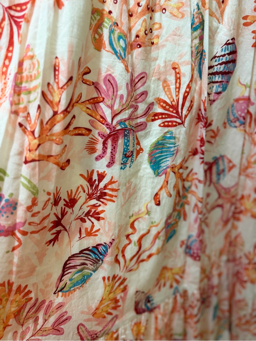 Taylor Women's Coral Under the Sea Floral Tie-Front Maxi Dress Size 14 NWT - Picture 5 of 11